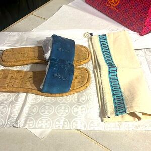 Tory Burch Double T Sport Slide